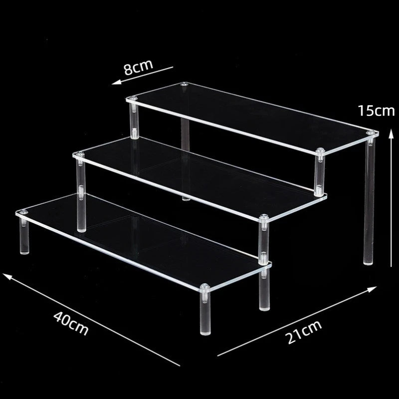 Clear Multi-Tier Acrylic Display Stand