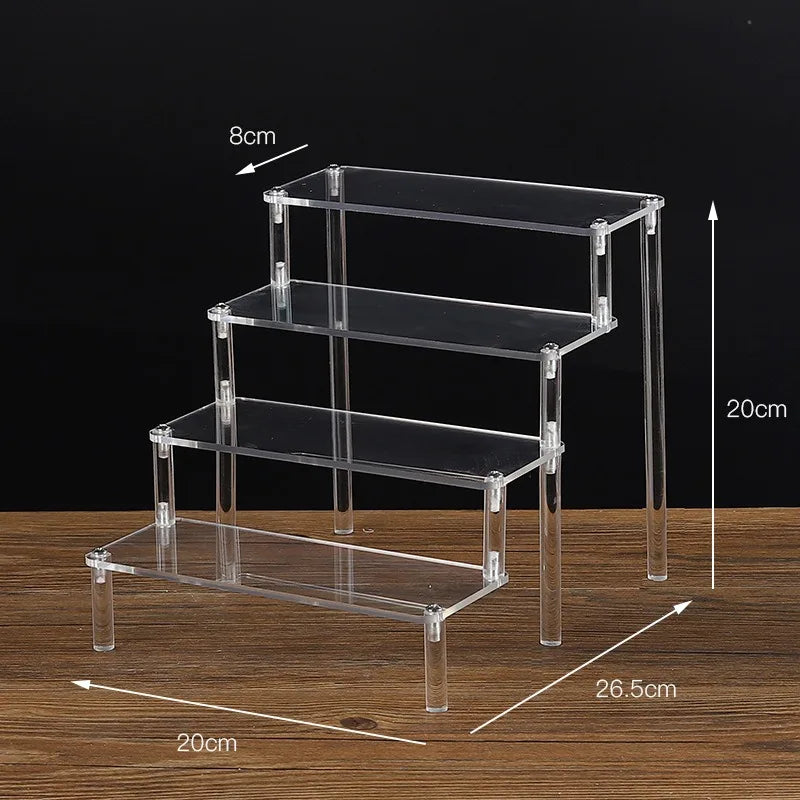 Clear Multi-Tier Acrylic Display Stand