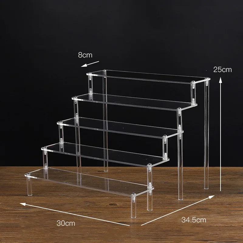 Clear Multi-Tier Acrylic Display Stand