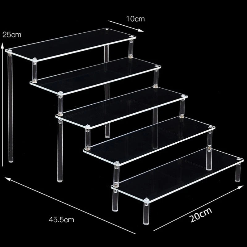 Clear Multi-Tier Acrylic Display Stand