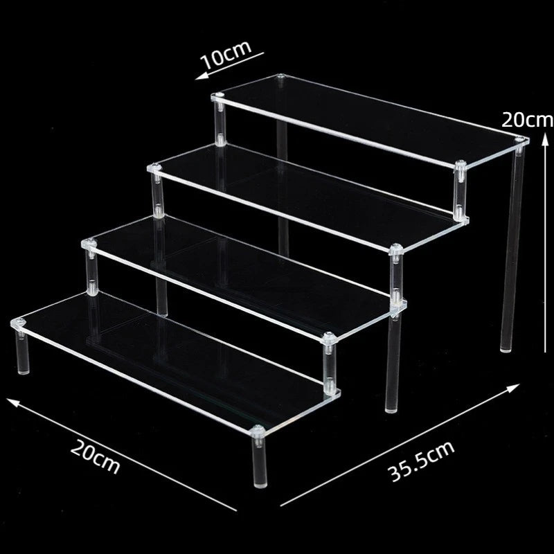 Clear Multi-Tier Acrylic Display Stand