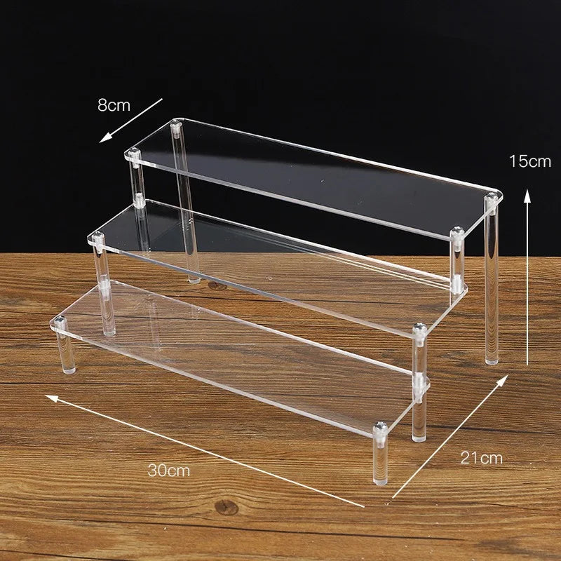 Clear Multi-Tier Acrylic Display Stand