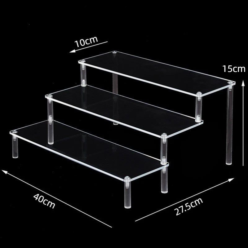 Clear Multi-Tier Acrylic Display Stand