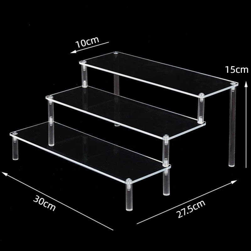 Clear Multi-Tier Acrylic Display Stand