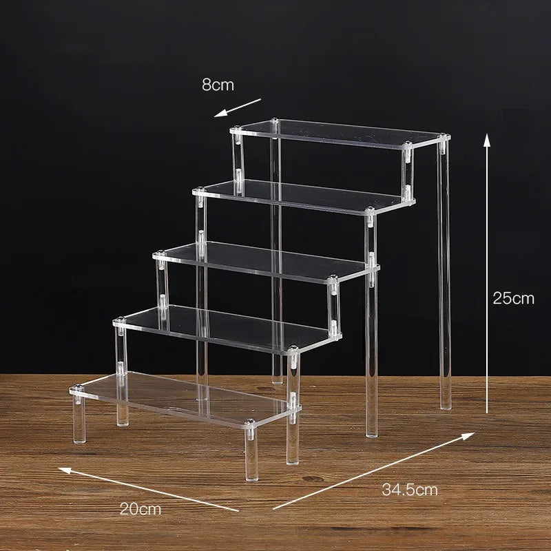 Clear Multi-Tier Acrylic Display Stand