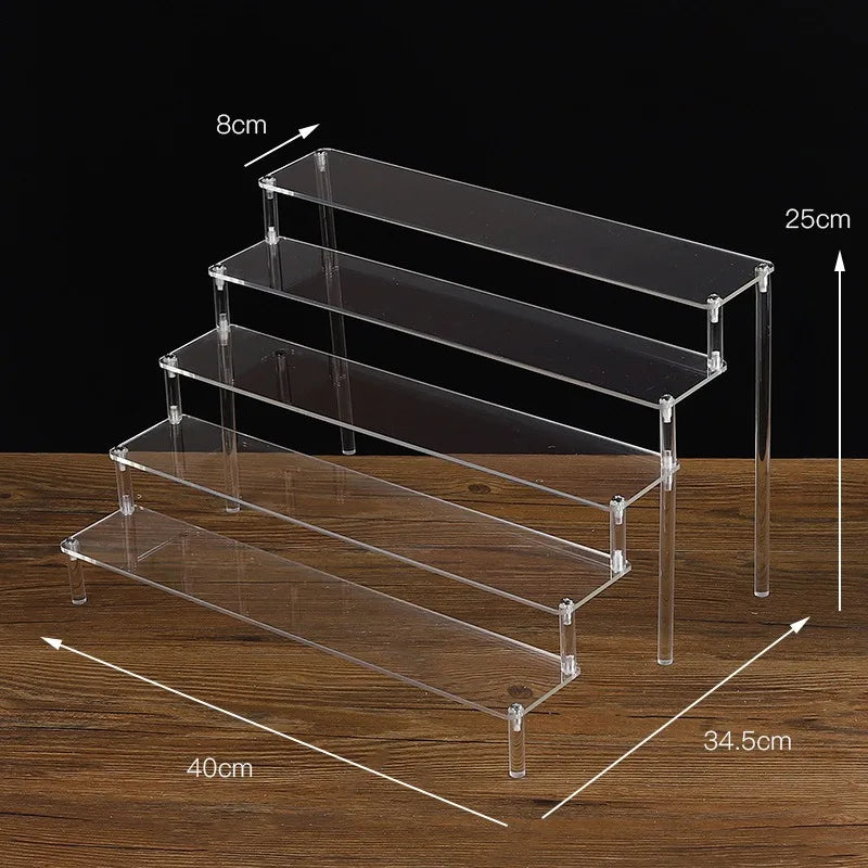Clear Multi-Tier Acrylic Display Stand