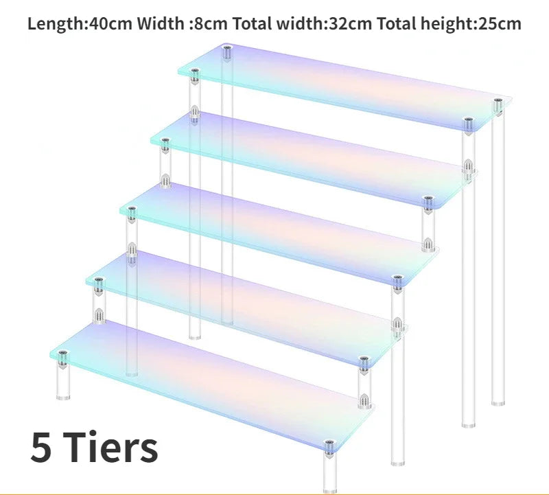 Iridescent Acrylic Display Riser Stand