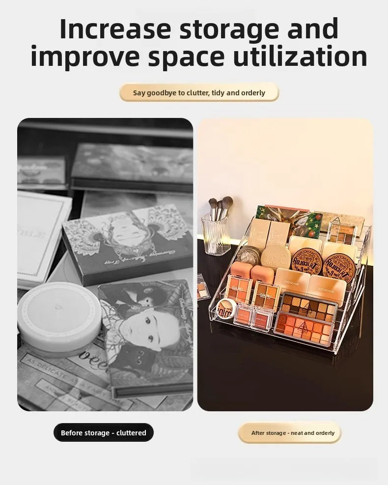 Transparent Ladder Acrylic Display Rack