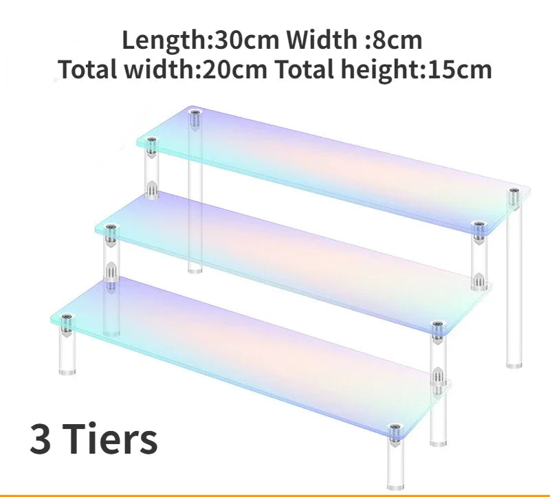 Iridescent Acrylic Display Riser Stand