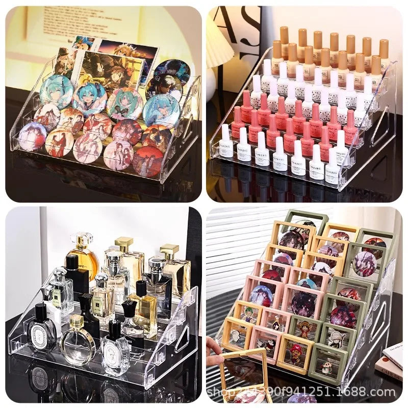 Transparent Ladder Acrylic Display Rack