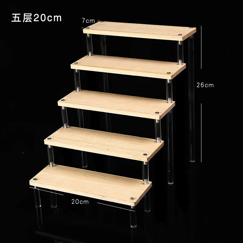 Clear Multi-Tier Acrylic Display Stand