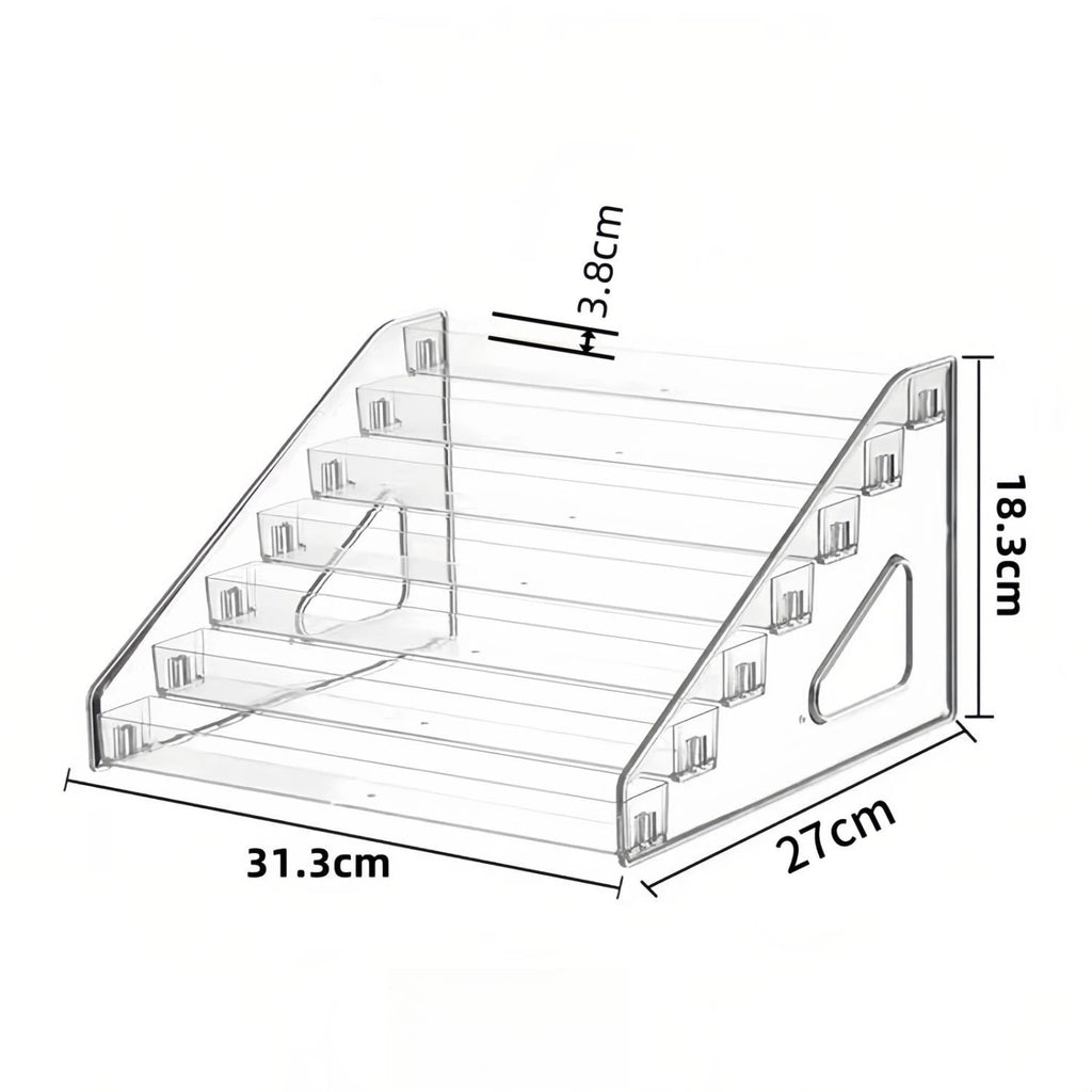 Transparent Ladder Acrylic Display Rack