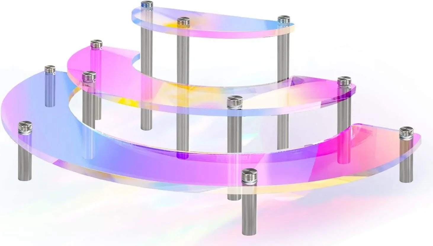 Iridescent Acrylic Display Riser Stand