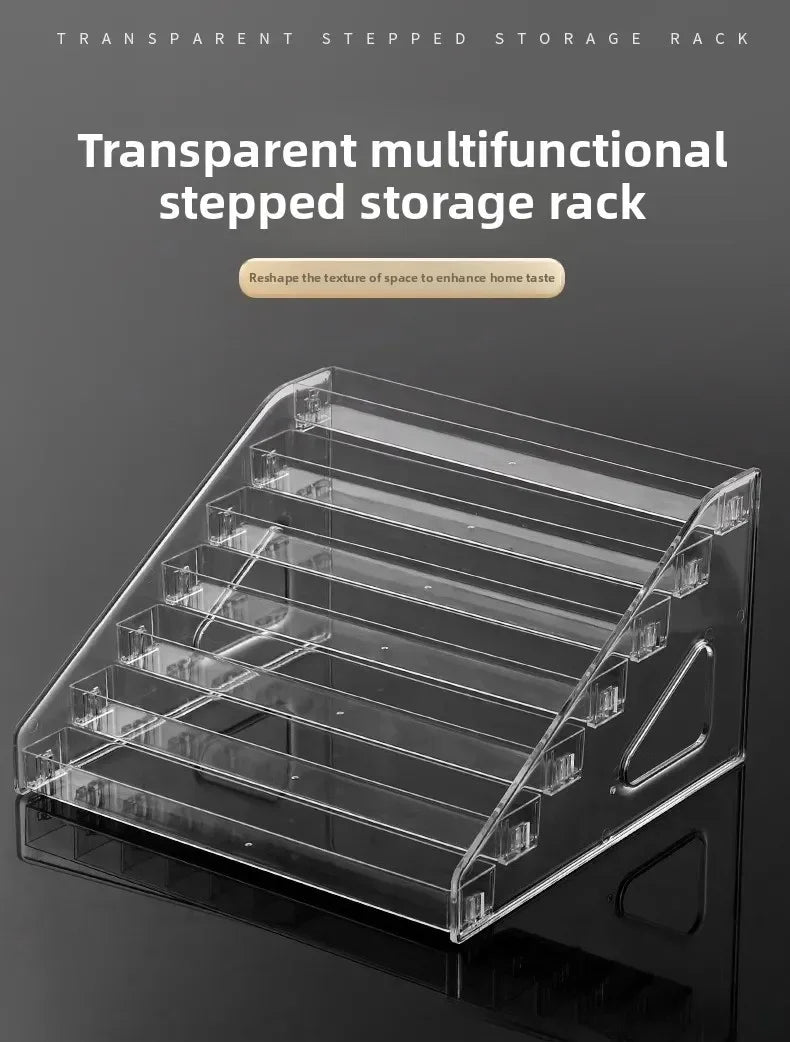 Transparent Ladder Acrylic Display Rack