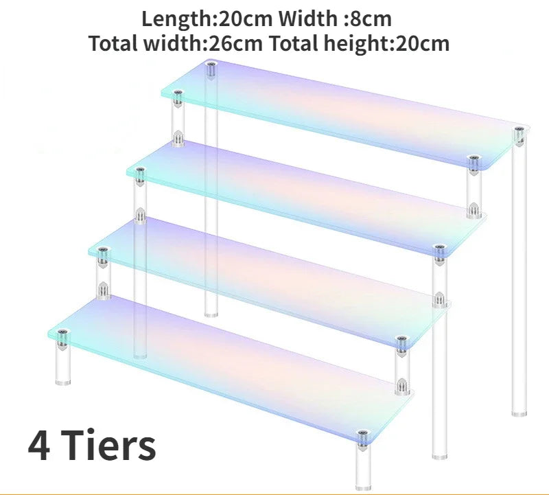 Iridescent Acrylic Display Riser Stand