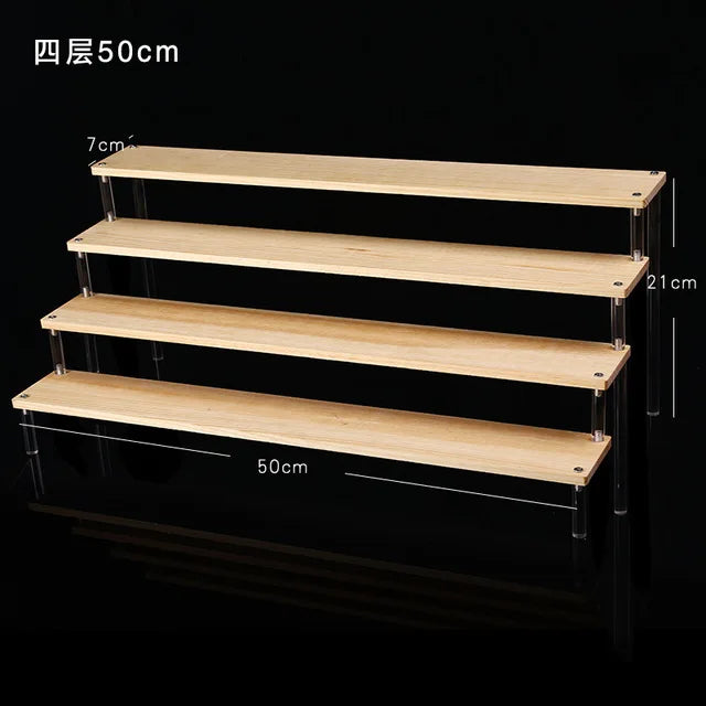 Clear Multi-Tier Acrylic Display Stand