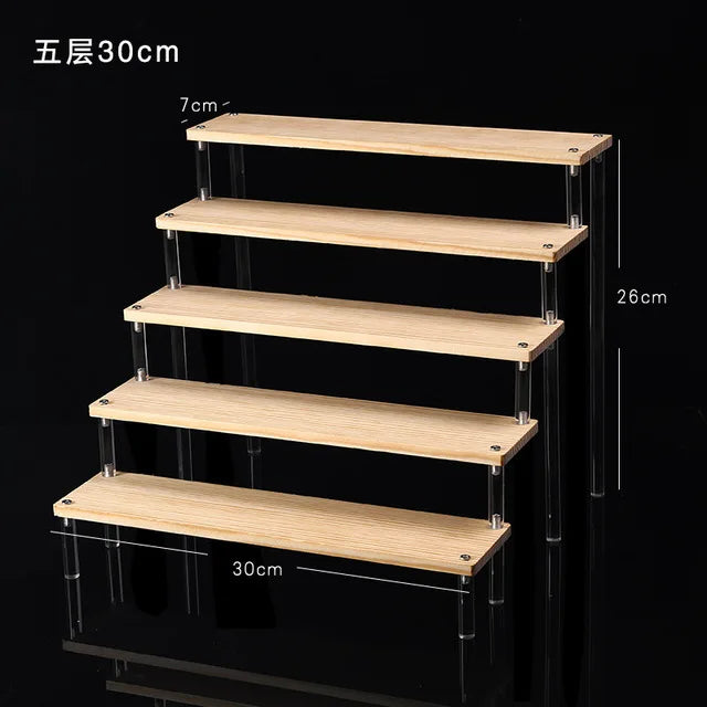 Clear Multi-Tier Acrylic Display Stand