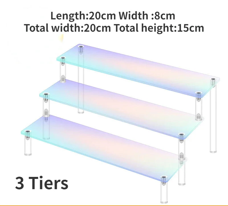 Iridescent Acrylic Display Riser Stand