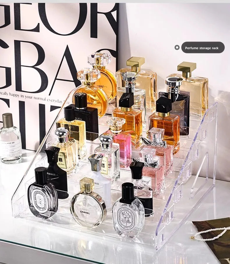 Transparent Ladder Acrylic Display Rack