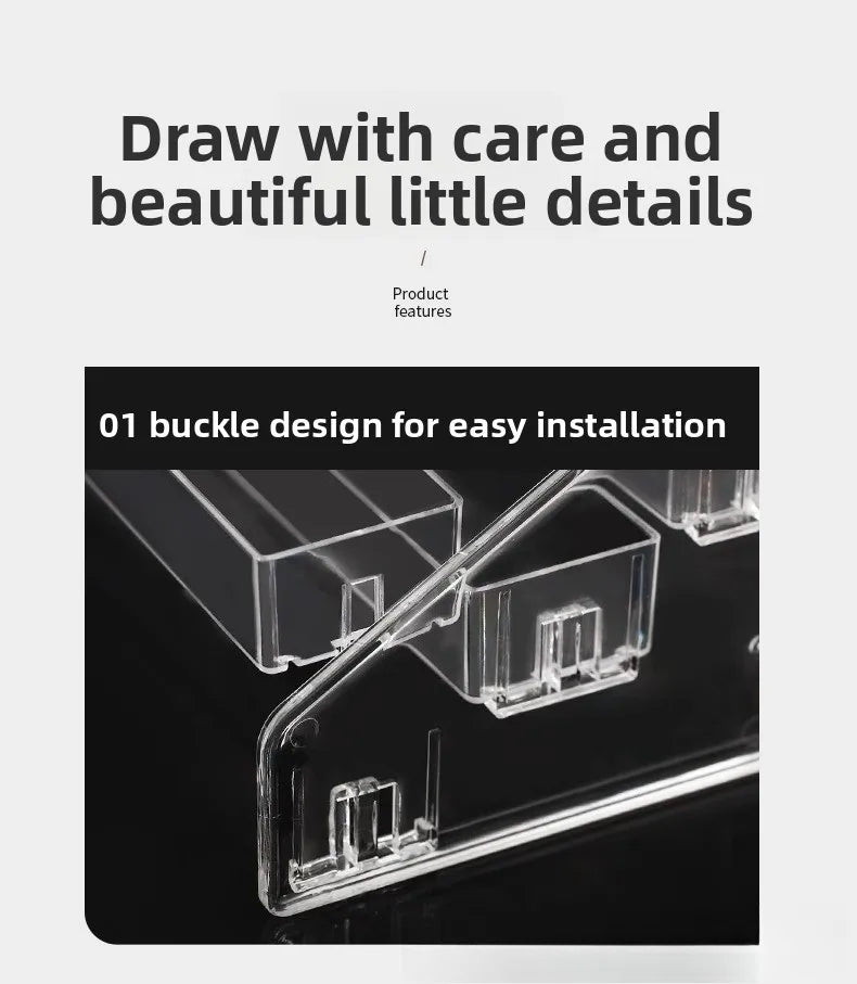 Transparent Ladder Acrylic Display Rack