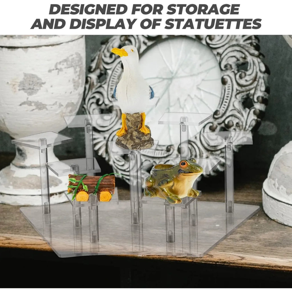 8-10 Tier Acrylic Display Shelf