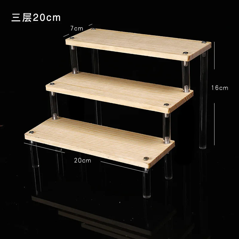 Clear Multi-Tier Acrylic Display Stand