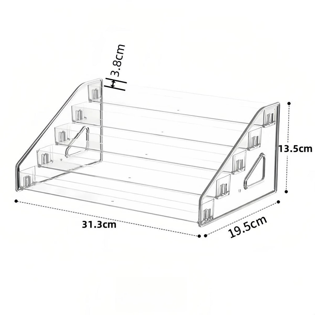 Transparent Ladder Acrylic Display Rack