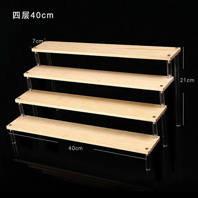 Clear Multi-Tier Acrylic Display Stand