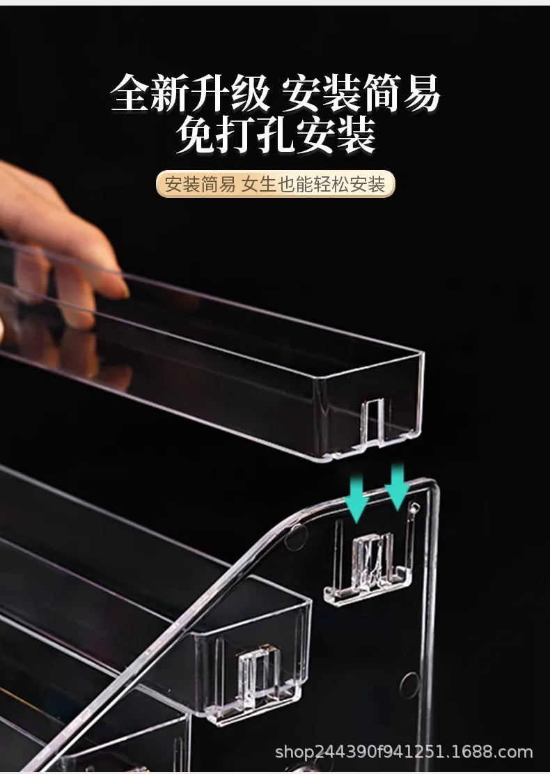 Transparent Ladder Acrylic Display Rack