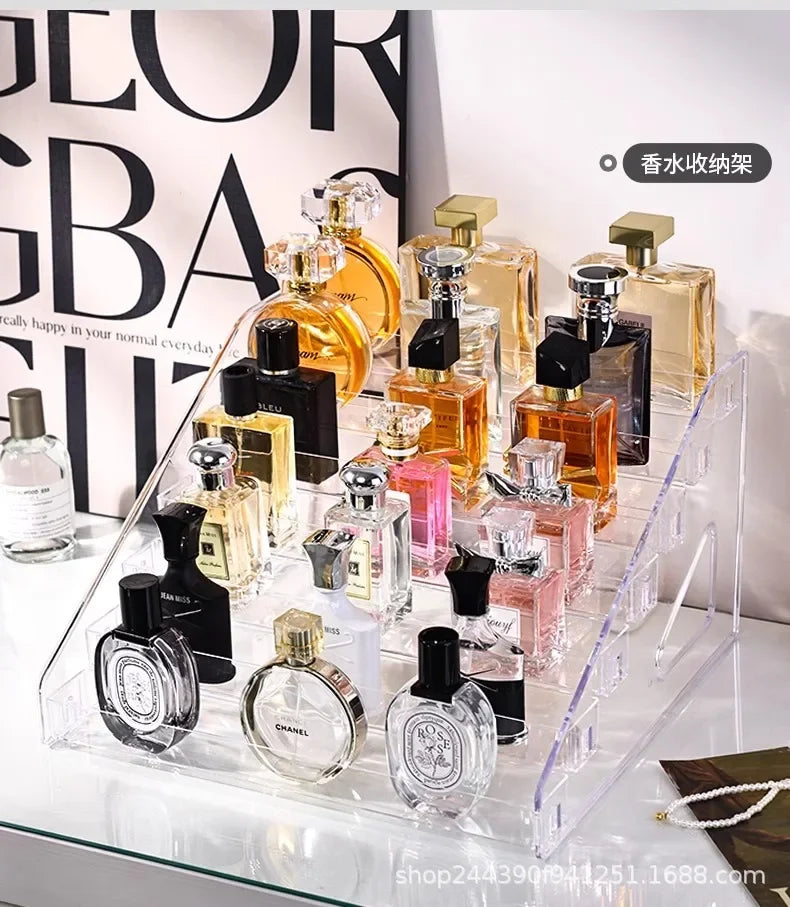 Transparent Ladder Acrylic Display Rack