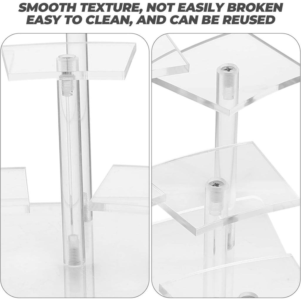 8-10 Tier Acrylic Display Shelf
